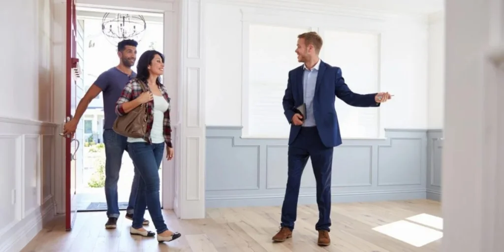 Happy tenants moving into a property with Home Hive Real Estate